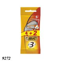 Станок BIC Sensitiv 3 леза 4+2 шт (9272)