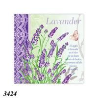 Серветка Luxy Кущ лаванди 18 шт тришарова (3424)