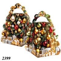 Новорічна коробка Їжачки та зайчики 600 гр (2399)