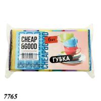 Губка-шкребок Cheap&Good хвиляста 6 шт (7765)