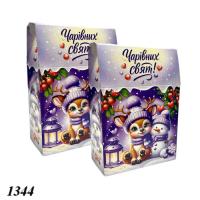 НР Коробка 800 гр. Сумка з ручками Фіолетова  (1/10/250) Н86-2