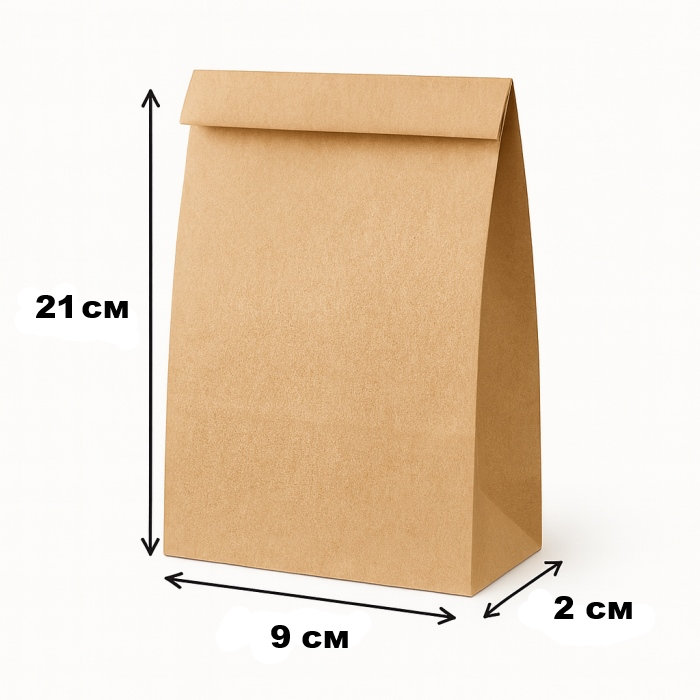 Пакет кутик паперовий Фаст-фуд Білий 9х21см 100 шт Пакет кутик паперовий Фаст-фуд Білий 9х21см 100 шт