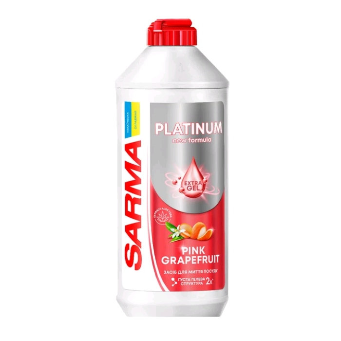 Засіб для миття посуду Sarma Platinum 0.5 л Засіб для миття посуду Sarma Platinum 0.5 л
