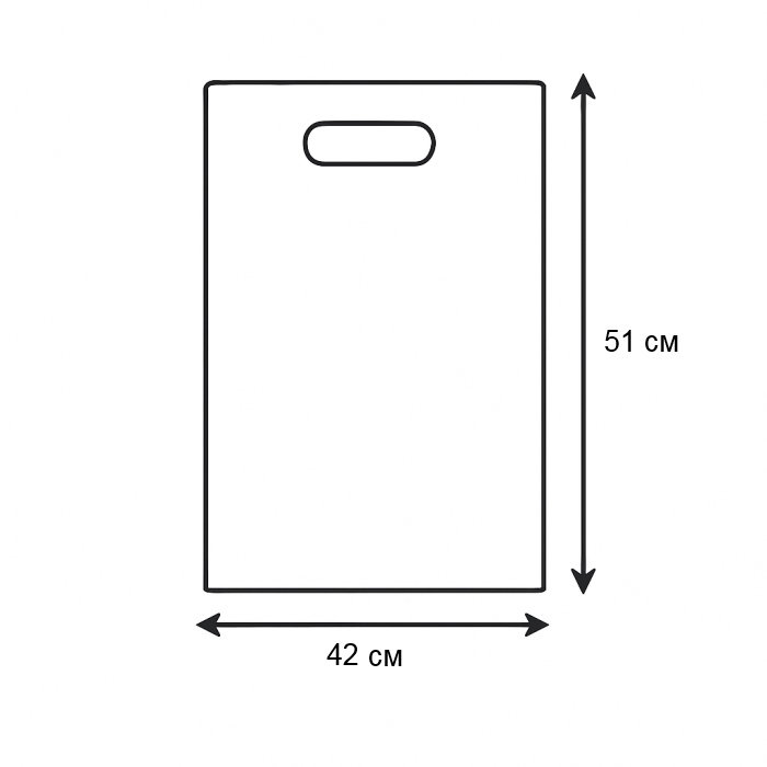 Пакет ПластикПак Газета 42х51 см Пакет ПластикПак Газета 42х51 см