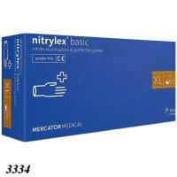 Рукавички нітрилові Nitrylex 100 шт XL (3334)