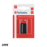 Батарейки Крона Verbatim поштучно (1/60)