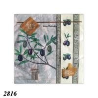 Cерветка Luxy Грецька оливка 18 шт тришарова (2816)