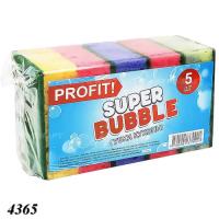 Губка-шкребок Profit Super Bubble пориста 5 шт. (4365)