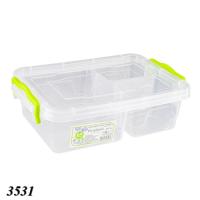 Судок  1,63л з ручками потрійний(0,33+0,33+0,97) АЛ (1/68)