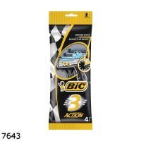 Станок BIC Action 3 леза 4шт (7643)