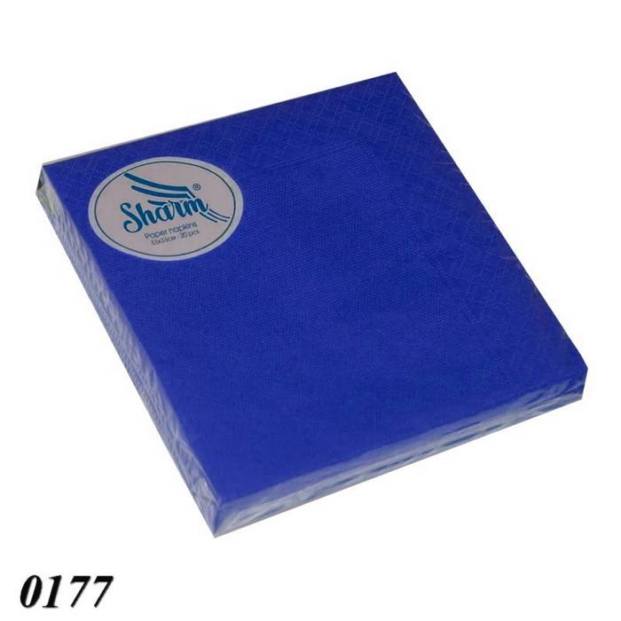 Серветка Sharm 20 шт двошарова Синя (0177)
