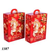 НР Коробка 800 гр.Прямокутна Коник (1/10/225) Н75-3