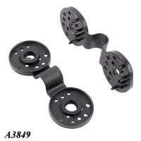 Кліпса полімерна Agreen кругла чорна уп.20шт.