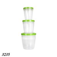 Набір судків 3шт( 900+1300+1700мл) круглі герметичні Twist АЛ (1/30)