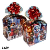 НР Коробка 500 гр. Новорічна  235 (1/10/100)