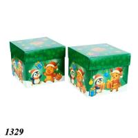 НР Коробка 700 гр. Кубик Зелений (1/10/400) Н87-1