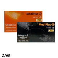 Рукавички GrippyPlus  XL чорні/помаранчеві (1/10)