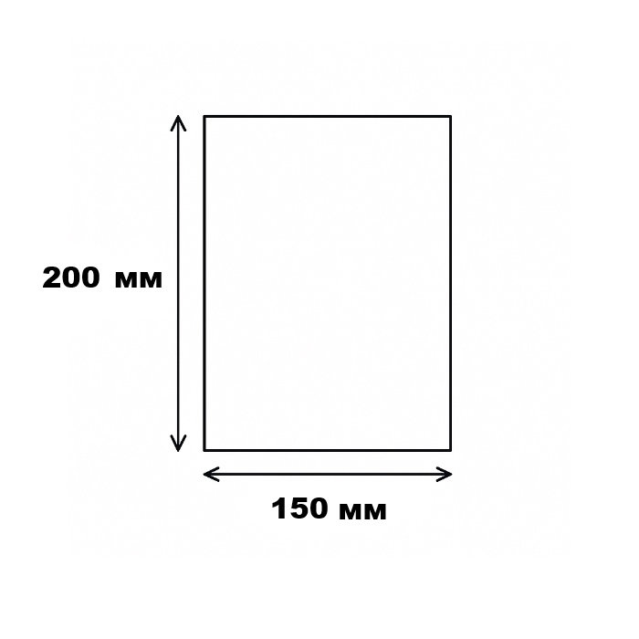 Пакети Zip Lock з бігунком 15х20 см Пакети Zip Lock з бігунком 15х20 см