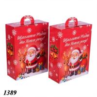 НР Коробка 800 гр.Прямокутна Червона (1/10/225) Н75-2