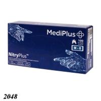 Рукавички нітрилові   M фіолетові (1/10) MediPlus