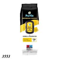 Вологі серветки 156шт PURFIX для прибирання (1/6)