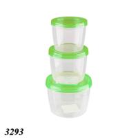 Набір судків 3шт( 250+370+600мл) круглі герметичні Twist АЛ (1/63)