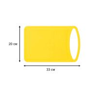 Дошка для нарізки пластикова 20х33 см (9434)