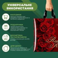 Пакет ПластикПак Троянди на червоному 40х42 см (9382)