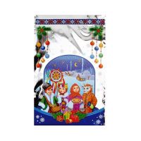 Пакет новорічний фольгований 25х40 см 100 шт. (4080)