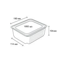 Контейнер для ягід та фруктів 1950 мл (2944)