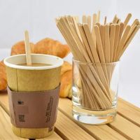 Мішалка для кави дерев'яна 14 см 700 шт (3051)