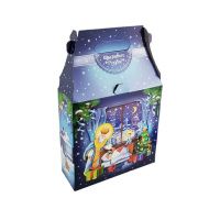 Новорічна коробка Будиночок Ніч на Миколая 700 гр (1089)