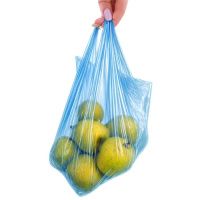 Пакети майка Люкс сині 25х45 см (6499)
