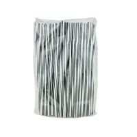 Соломка з вигином Фреш d8 235 мм 100шт чорно-біла (9946)