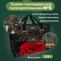 Сумка Альфа №5 Червона Троянда 58*47*29 см (6459)