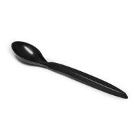 Ложка одноразова чайна Андрекс 120 мм Чорна (3983)