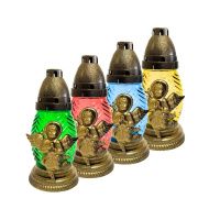 Свічка лампадка Янгол Червона d 9 см h 18 см (3907)