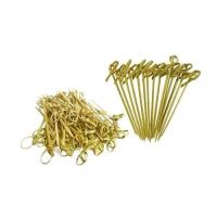 Шпажка солом'яна Вузлик 12 см 100 шт (2129)