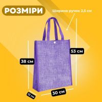 Еко-сумка Клітинка 30х38х12 см (4188)