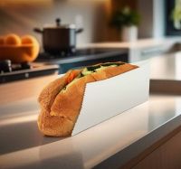 Пакет кутик паперовий білий 8.5х21 см 100 шт (9038)