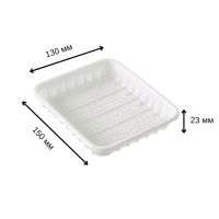 Тарілка одноразова прямокутна 130х150 см (3343)