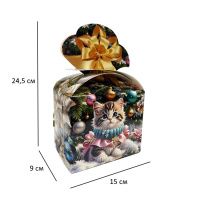 Новорічна коробка Композиція 500 гр (2561)