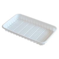 Тарілка одноразова прямокутна 155х225 мм (3344)