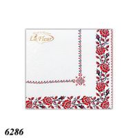 Серветки La Fleur Трояндова хустинка 16 шт двошар (6286)