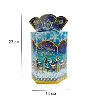 Новорічна коробка Зимове місто 700 гр (8402) Новорічна коробка Зимове місто 700 гр (8402)