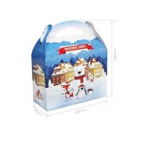 Новорічна коробка Санта на самокаті 1400 гр (6906)