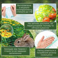 Сітка від птахів 4м х 100м (3446)