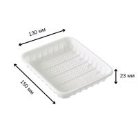 Тарілка одноразова прямокутна 130х150 см (3343)