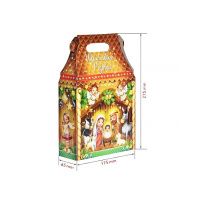 Новорічна коробка Будиночок Вертеп 700 гр (1101)