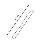 Ніж одноразовий чорний (7959)